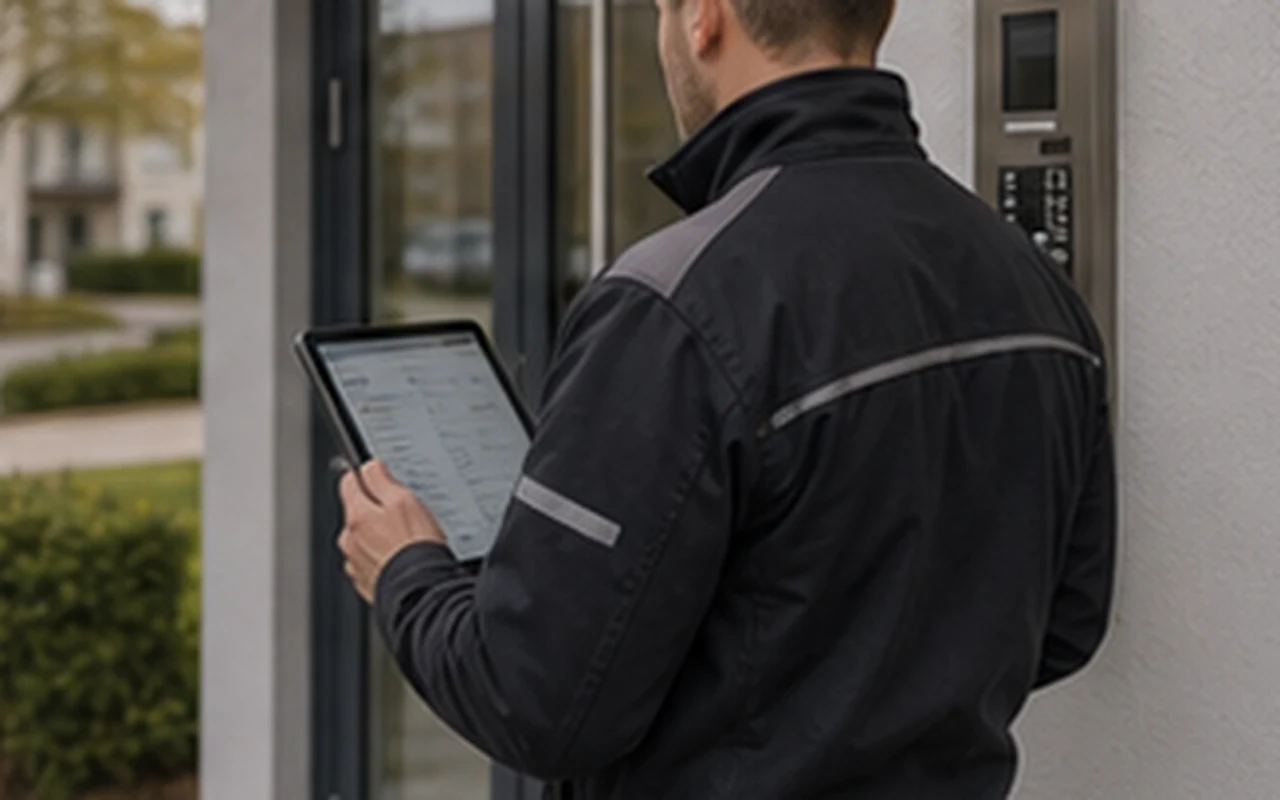 Überprüfung von Türsensor und Keypad